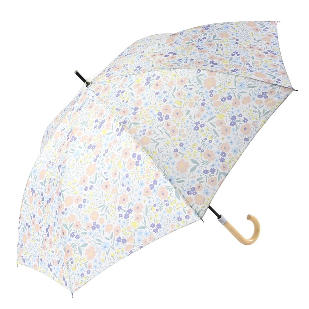 晴雨兼用 長傘 63cm エコルーペット17431OF メーカー直送 ▼返品・キャンセル不可【他商品との同時購入不可】