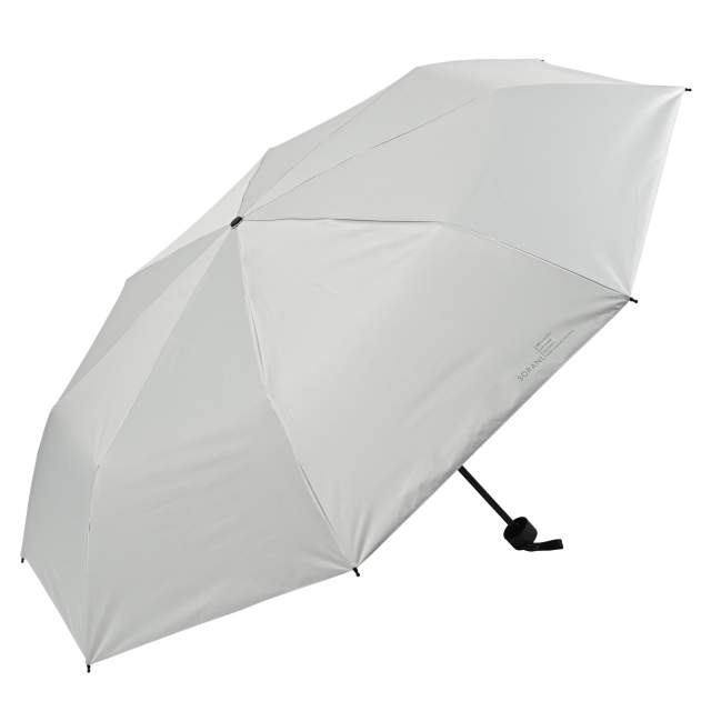 耐風 BIGサイズ UV 晴雨兼用 折たたみ傘 ソラニ ミニ58cm GY 【直送品】 返品・キャンセル・他商品と同時購入は不可