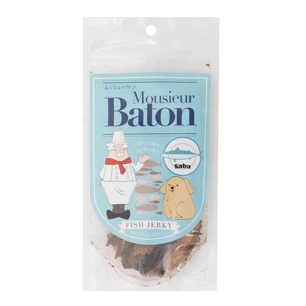 フェローエヴォルヴィング ムッシュバトン サバ フィッシュジャーキー 35g