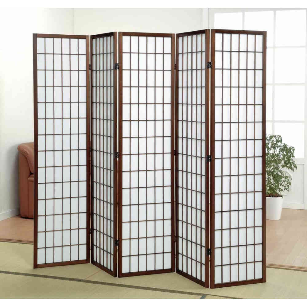 障子スクリーン ハイタイプ 5曲[03069] メーカー直送 ▼返品・キャンセル不可【他商品との同時購入不可】