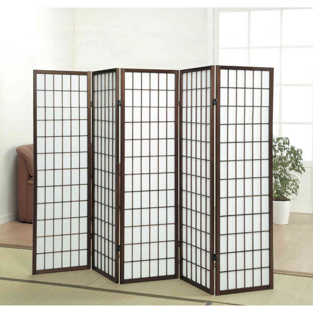 障子スクリーン ミドルタイプ 5曲[03093] メーカー直送 ▼返品・キャンセル不可【他商品との同時購入不可】