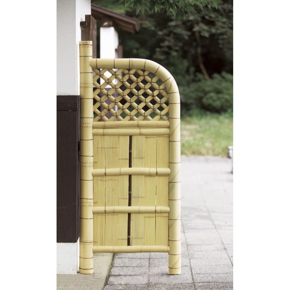 天然竹玉袖垣 70cm幅[03361] メーカー直送 ▼返品・キャンセル不可【他商品との同時購入不可】