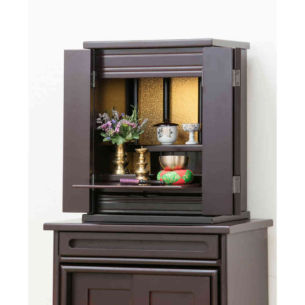 上置き仏壇 14号[0350020] メーカー直送 ▼返品・キャンセル不可【他商品との同時購入不可】