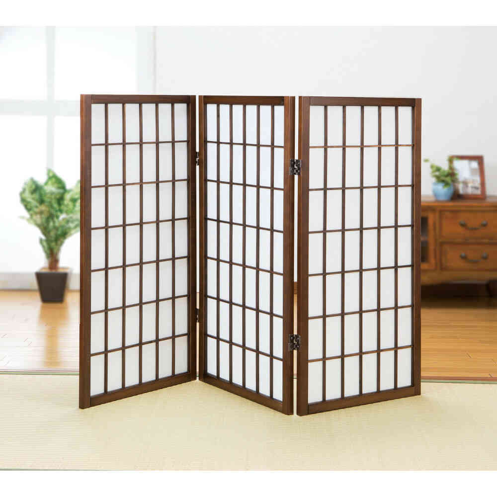 NEW障子スクリーン3連[02880] メーカー直送▼返品・キャンセル不可【他商品との同時購入不可】