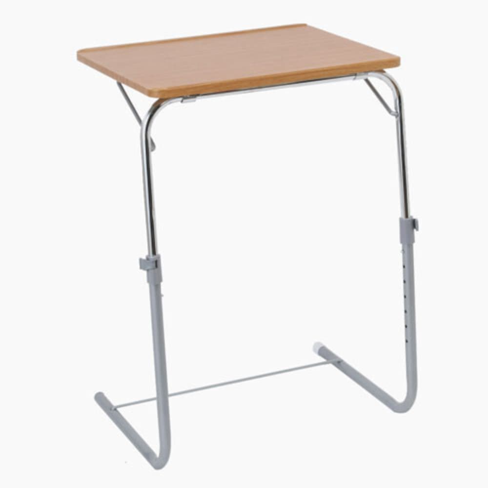 角度調整付折りたたみテーブル ナチュラル[0358110] メーカー直送 ▼返品・キャンセル不可【他商品との同時購入不可】