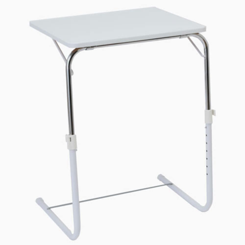 角度調整付折りたたみテーブル ホワイト[0358120] メーカー直送 ▼返品・キャンセル不可【他商品との同時購入不可】