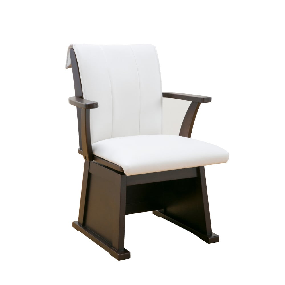 天然木肘付き回転こたつチェア 2脚[03975] メーカー直送 ▼返品・キャンセル不可[他商品との同時購入不可]