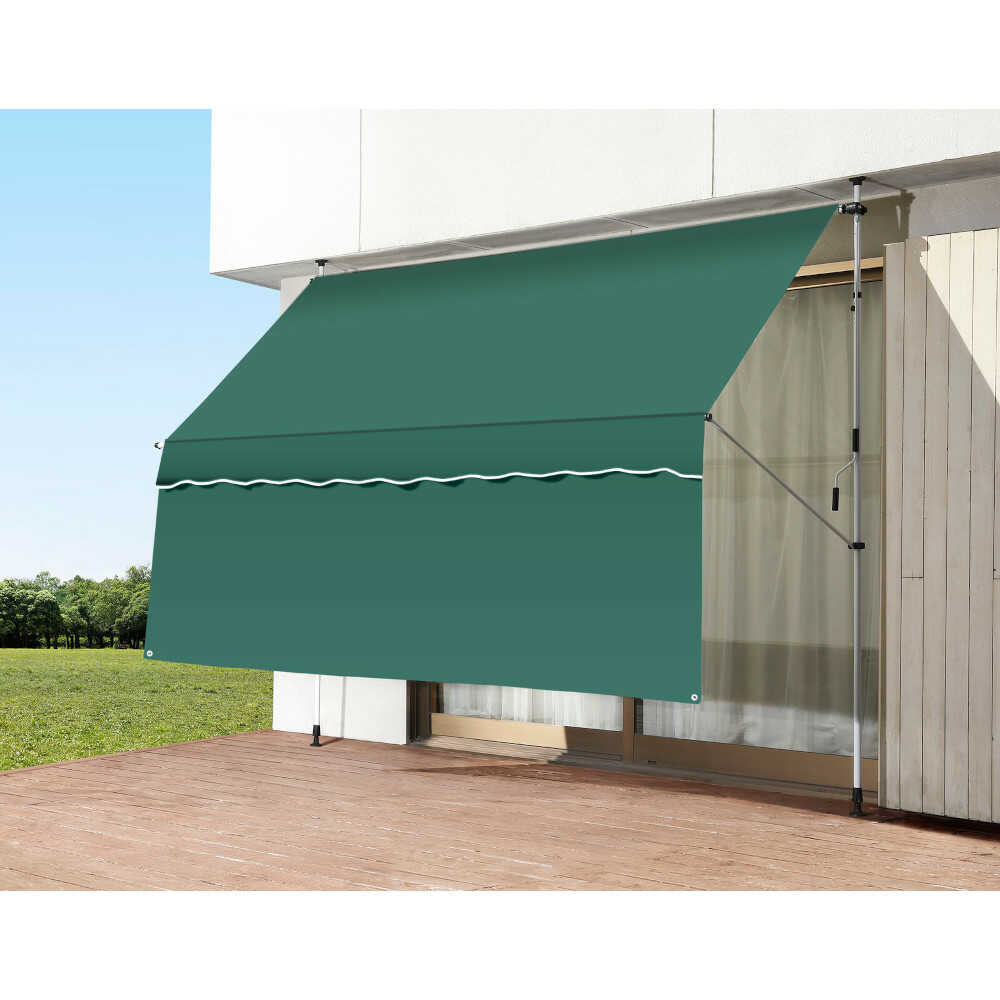 日よけスクリーン＆ブラインド300cm幅 GR[0400010] メーカー直送▼返品・キャンセル不可【他商品との同時購入不可】