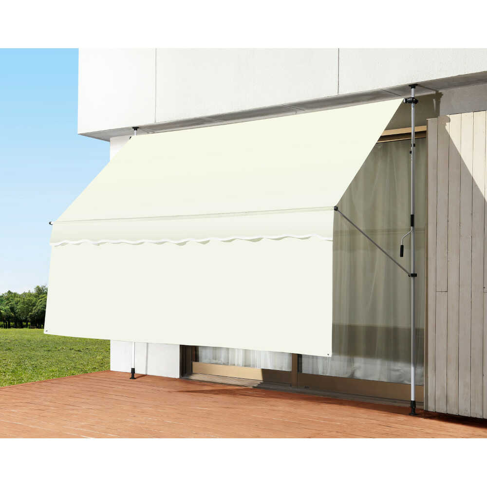 日よけスクリーン＆ブラインド300cm幅 IV[0400020] メーカー直送▼返品・キャンセル不可【他商品との同時購入不可】