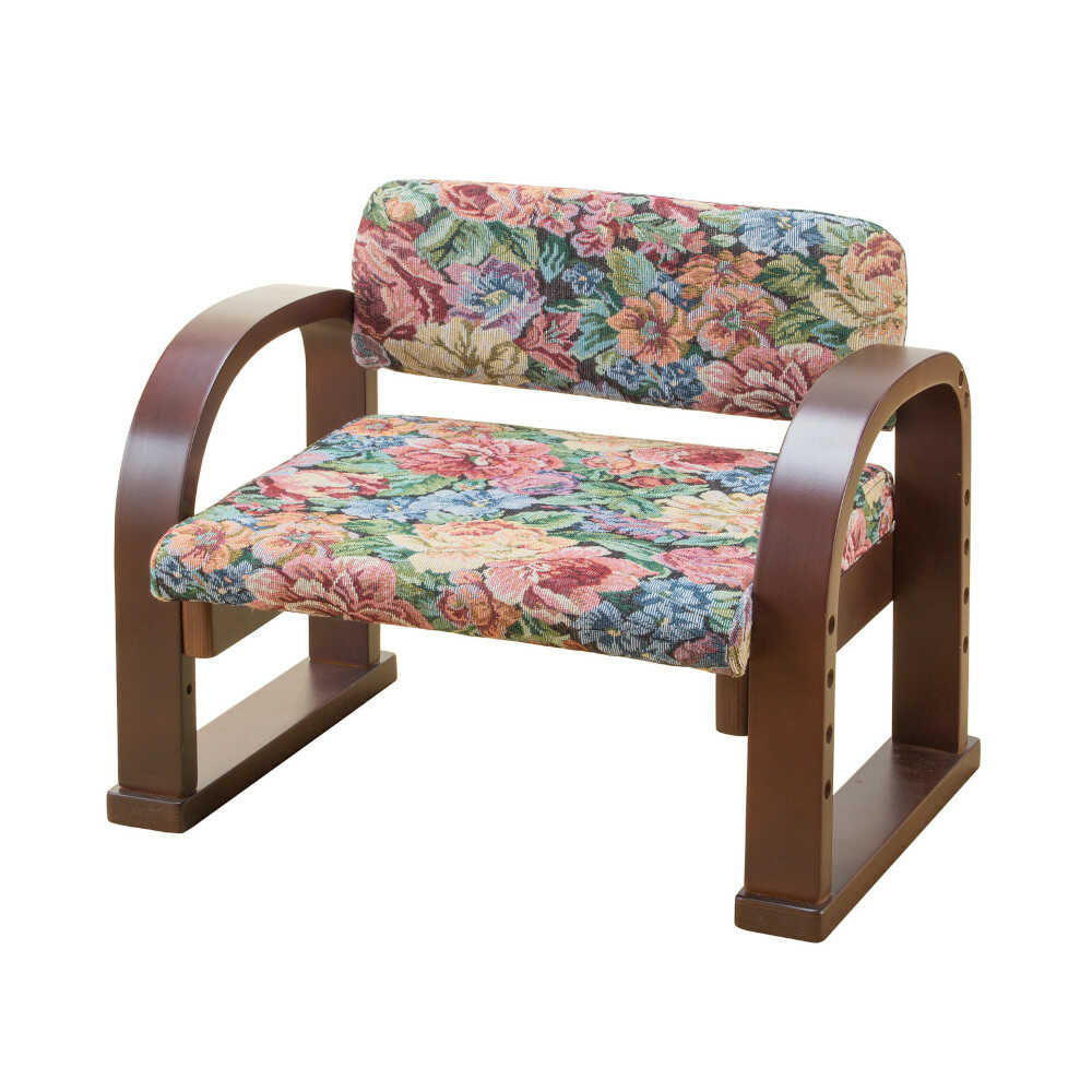 天然木立ち座り楽ちん座椅子日本製1脚 ゴブラン[0409410] メーカー直送 ▼返品・キャンセル不可【他商品との同時購入不可】