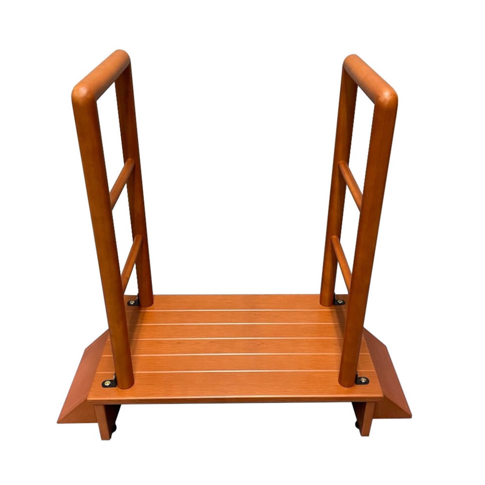 両手すり付き玄関台 80cm幅[04102] メーカー直送 ▼返品・キャンセル不可【他商品との同時購入不可】