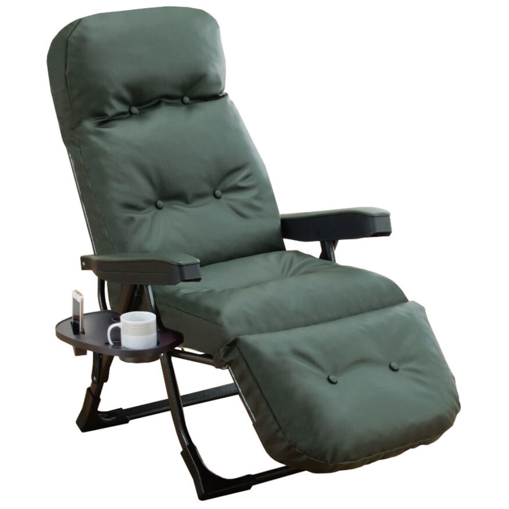 リクライニングアームチェアEXII グリーン[0411350] メーカー直送▼返品・キャンセル不可【他商品との同時購入不可】