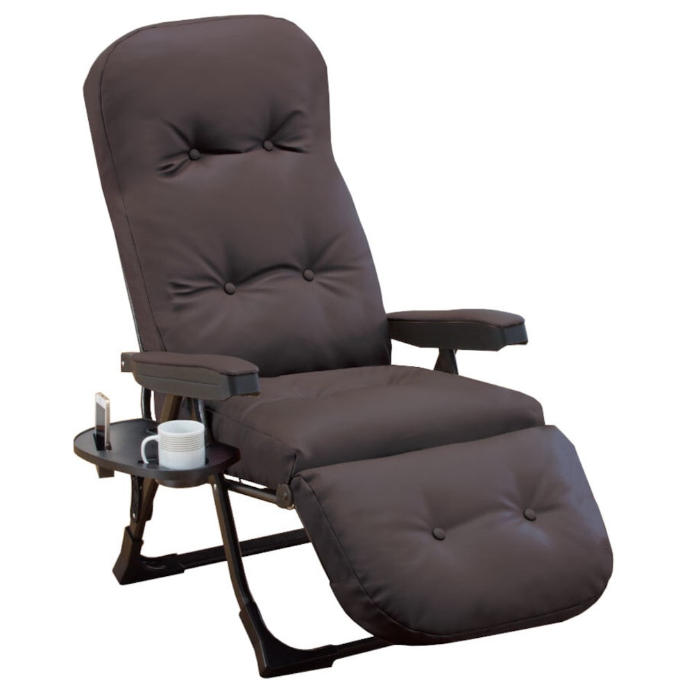 リクライニングアームチェアEXII ブラウン[0411360] メーカー直送▼返品・キャンセル不可【他商品との同時購入不可】