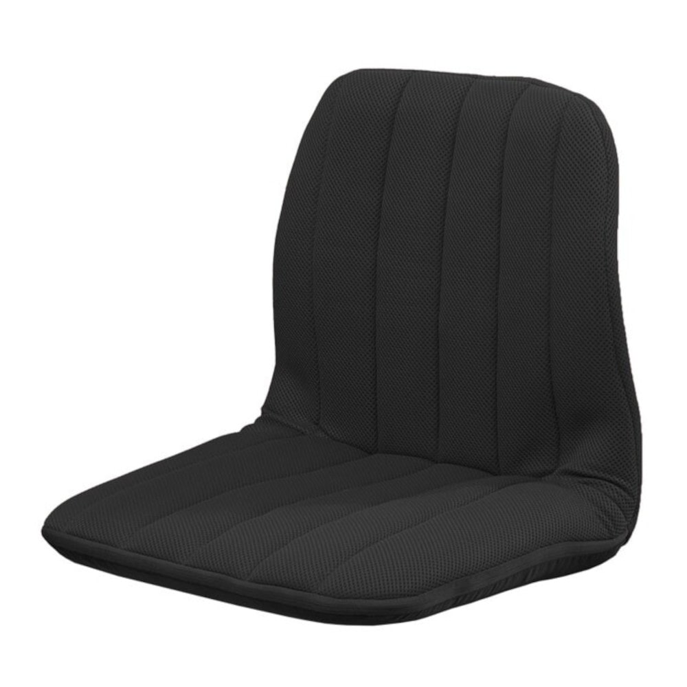 背筋サポートリクライニングチェア2個組 BK[0437920] メーカー直送 ▼返品・キャンセル不可【他商品との同時購入不可】