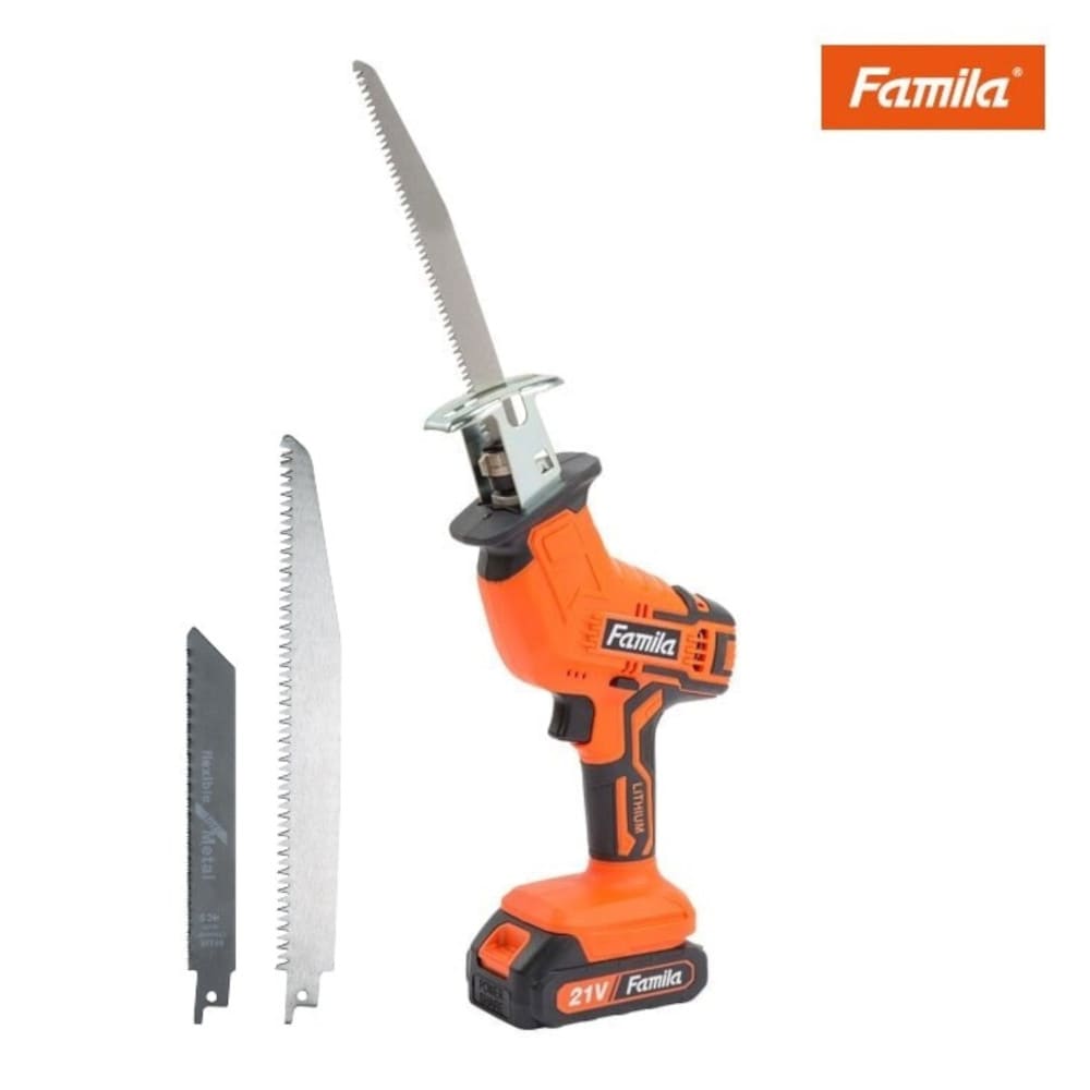 電動ノコギリ6点セット 替え刃2枚付き[0418910] メーカー直送 ▼返品・キャンセル不可【他商品との同時購入不可】