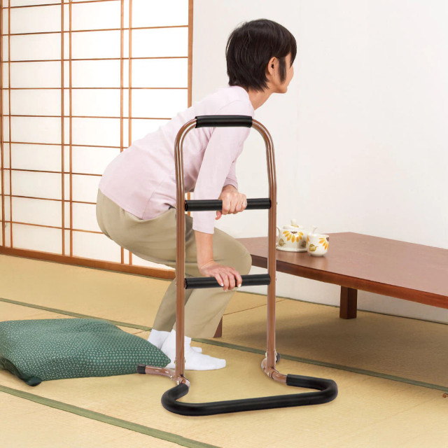 楽らくサポート立ち上がり手すり 2個組 [04636] 【直送品】 返品・キャンセル・他商品と同時購入は不可