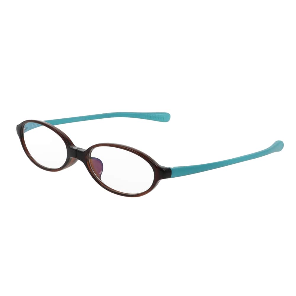 [一般医療機器][特典付]老眼鏡 変なメガネ オーバル ターコイズ+3.5 メーカー直送 ▼返品・キャンセル不可[他商品との同時購入不可]