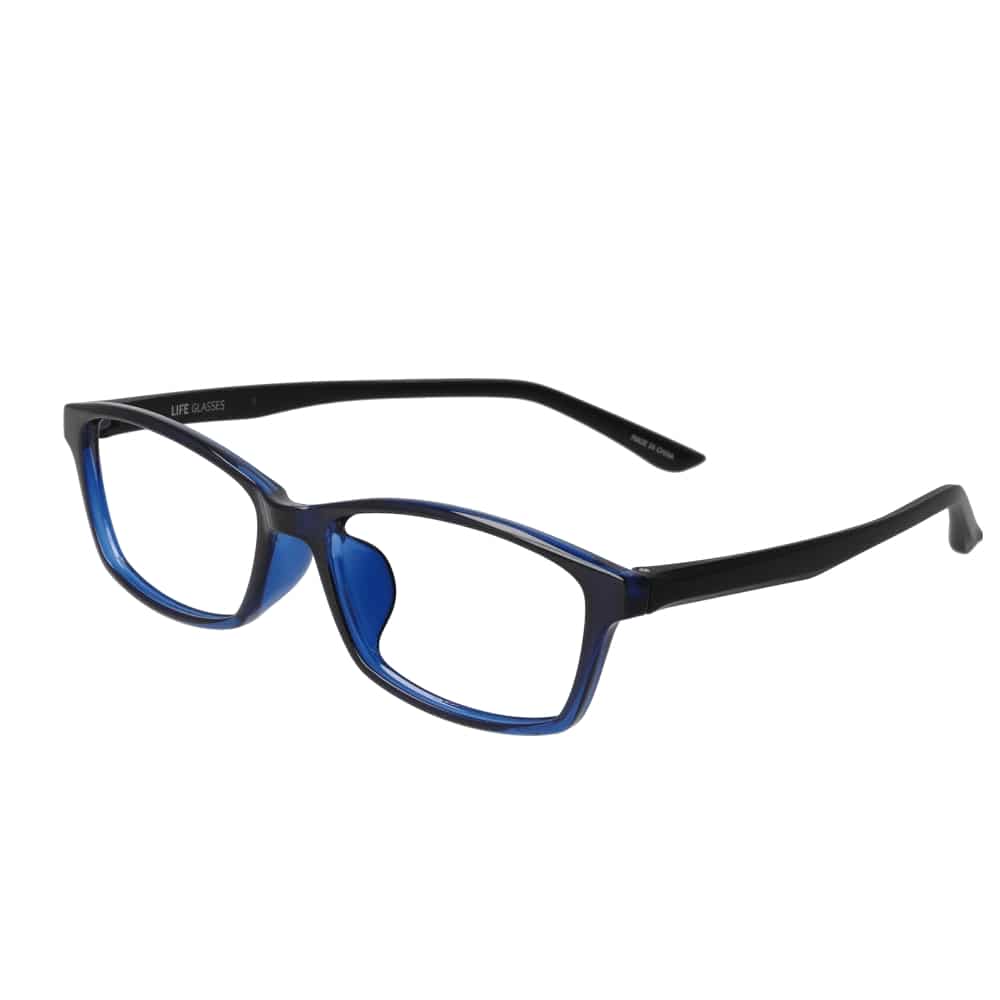 [一般医療機器][特典付]老眼鏡 LE-2001 ブルー/ブラック +3.5 メーカー直送 ▼返品・キャンセル不可[他商品との同時購入不可]