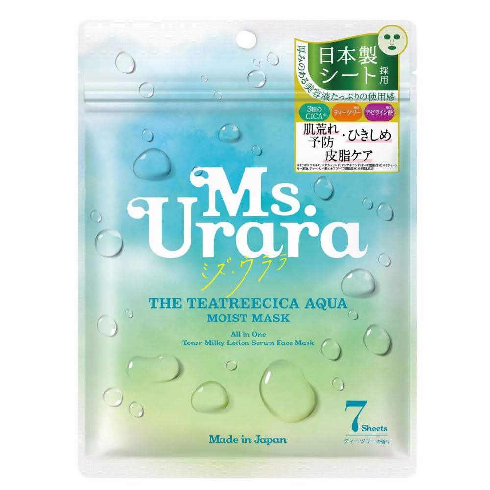 メディテクノソリューションズ Ms.Urara（ミズウララ） THE TEATREECICA AQUQ MOIST MASK 7枚