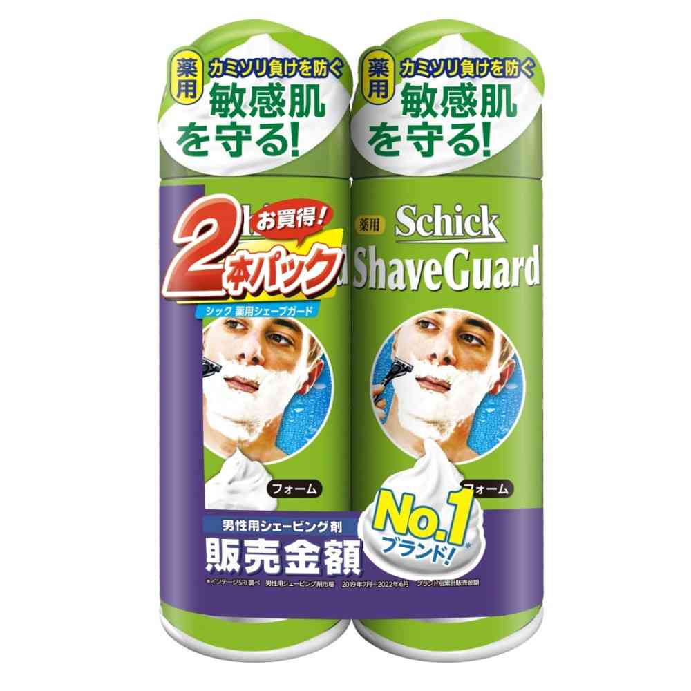 [医薬部外品]シック 薬用シェーブガード シェービングフォーム ダブルパック                                     200g×2個