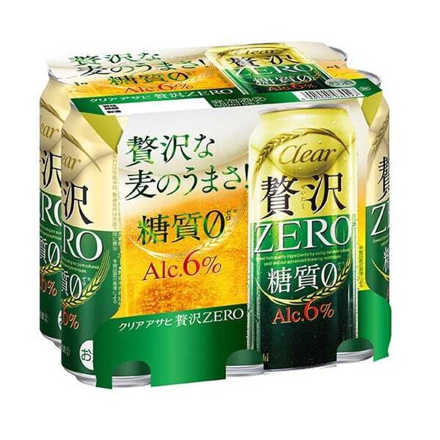 アサヒ クリアアサヒ 贅沢ゼロ 500ml×6本   [4個セット]