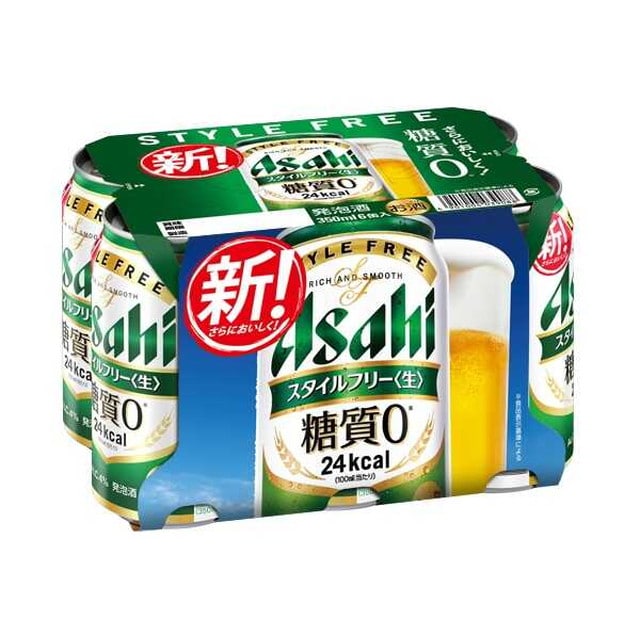 アサヒスタイルフリー 350ml×6本   [4個セット]