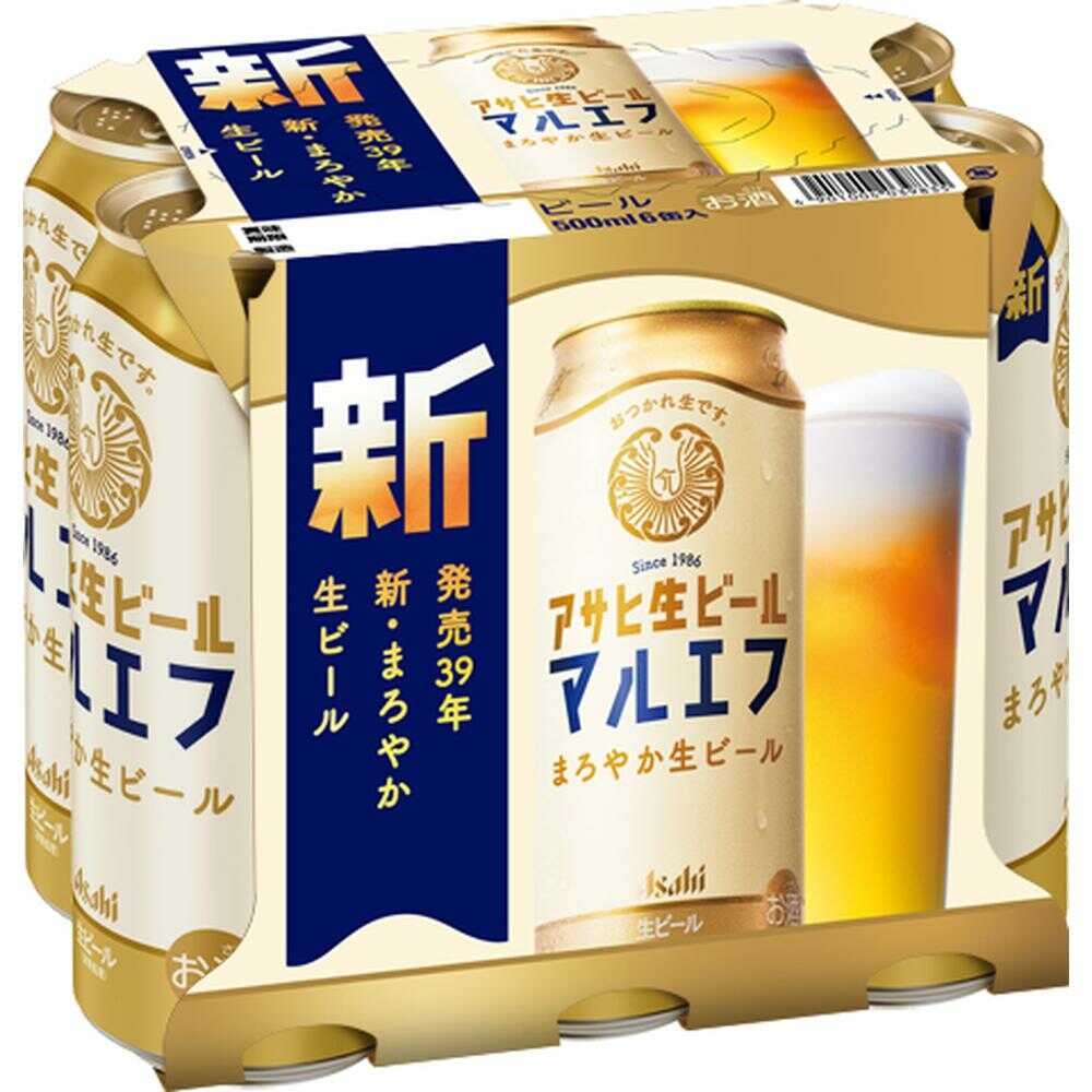 アサヒ生ビール 500ml×6本   [4個セット]