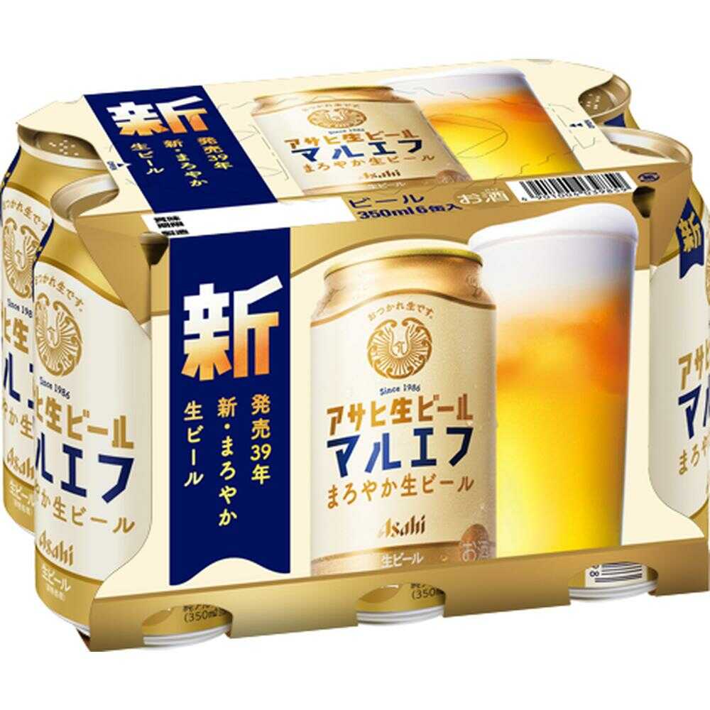 アサヒ生ビール 350ml×6本   [4個セット]