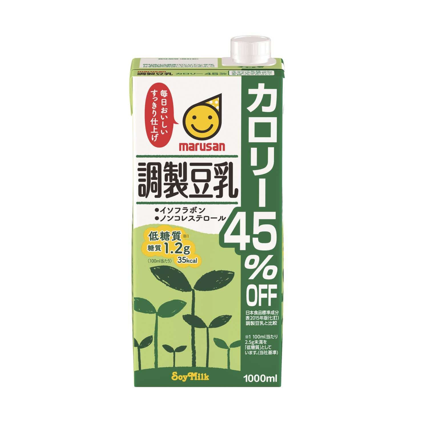 ◆マルサン 調製豆乳カロリー45％オフ 1.0L【6個セット】