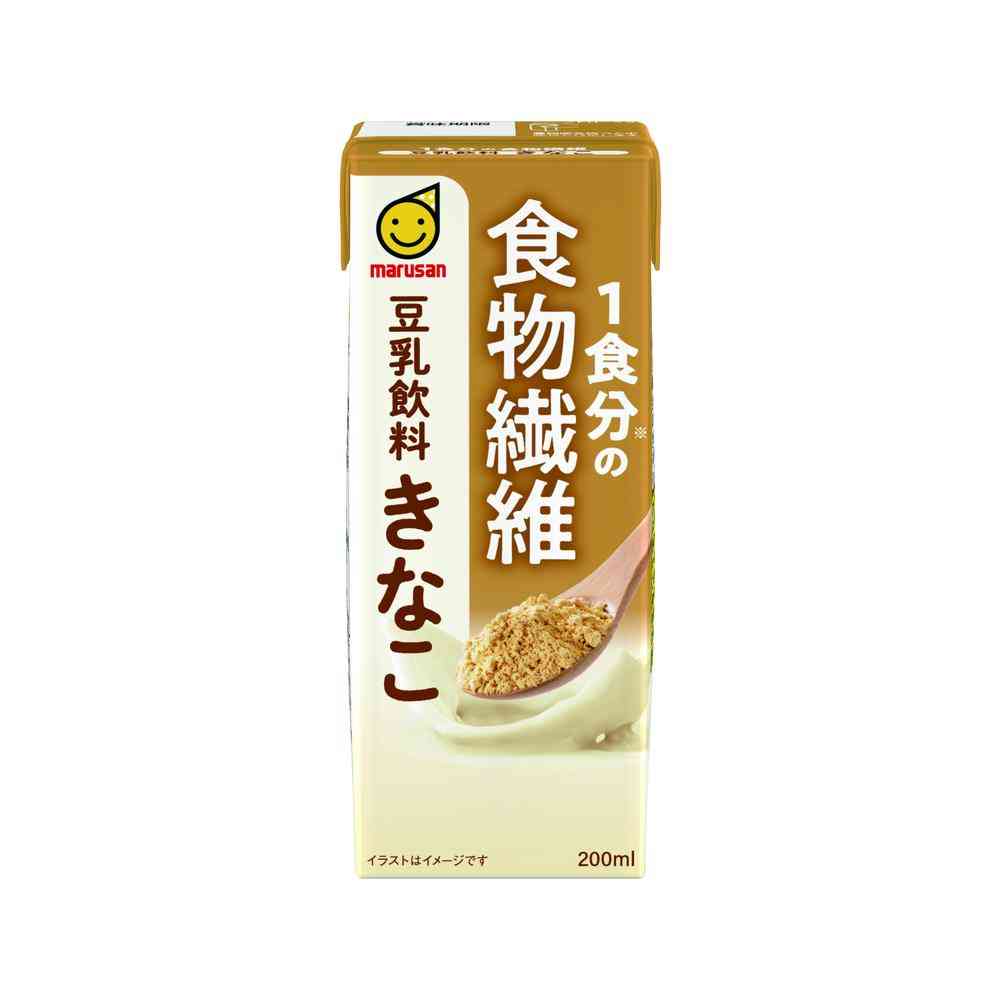 ◆マルサン 1食分の食物繊維 豆乳飲料きなこ 200ml   [48個セット]