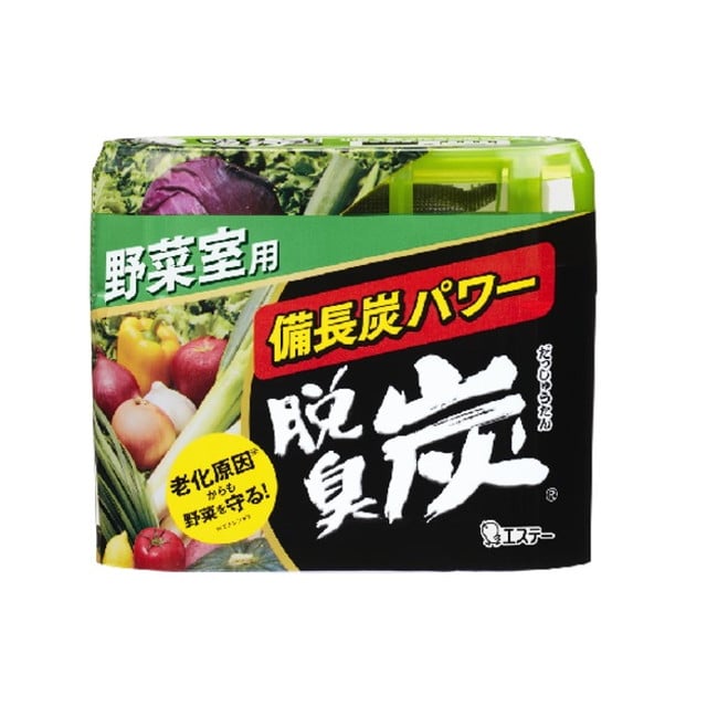 エステー 脱臭炭 野菜室用 炭ゼリー140g＋エチレン吸着剤2g