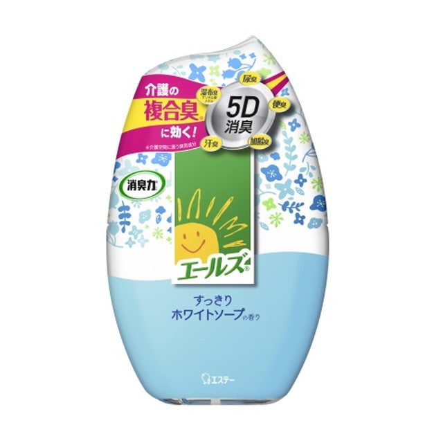 エステ エールズ 消臭力 介護家庭用 すっきりホワイトソープ 400ml