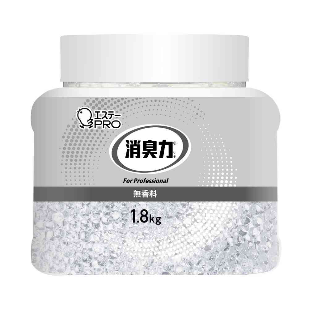 エステー 消臭力業務用 ビーズタイプ 特大 本体 無香料 1800g [4個セット]