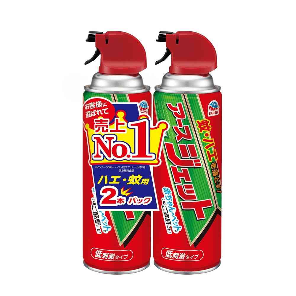 【防除用医薬部外品】アース製薬 アースジェット 450mlx2本パック