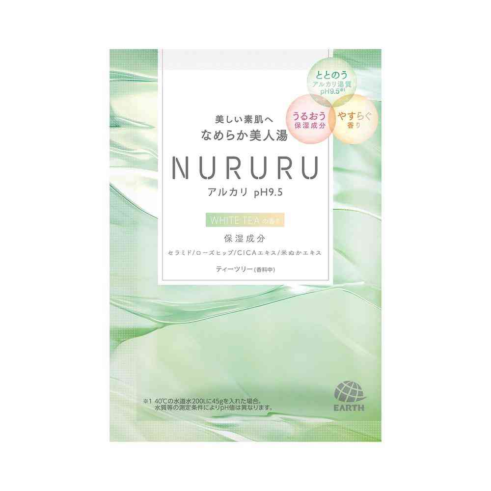 アース製薬 NURURU ヌルル ホワイトティーの香り 45g   [10個セット]