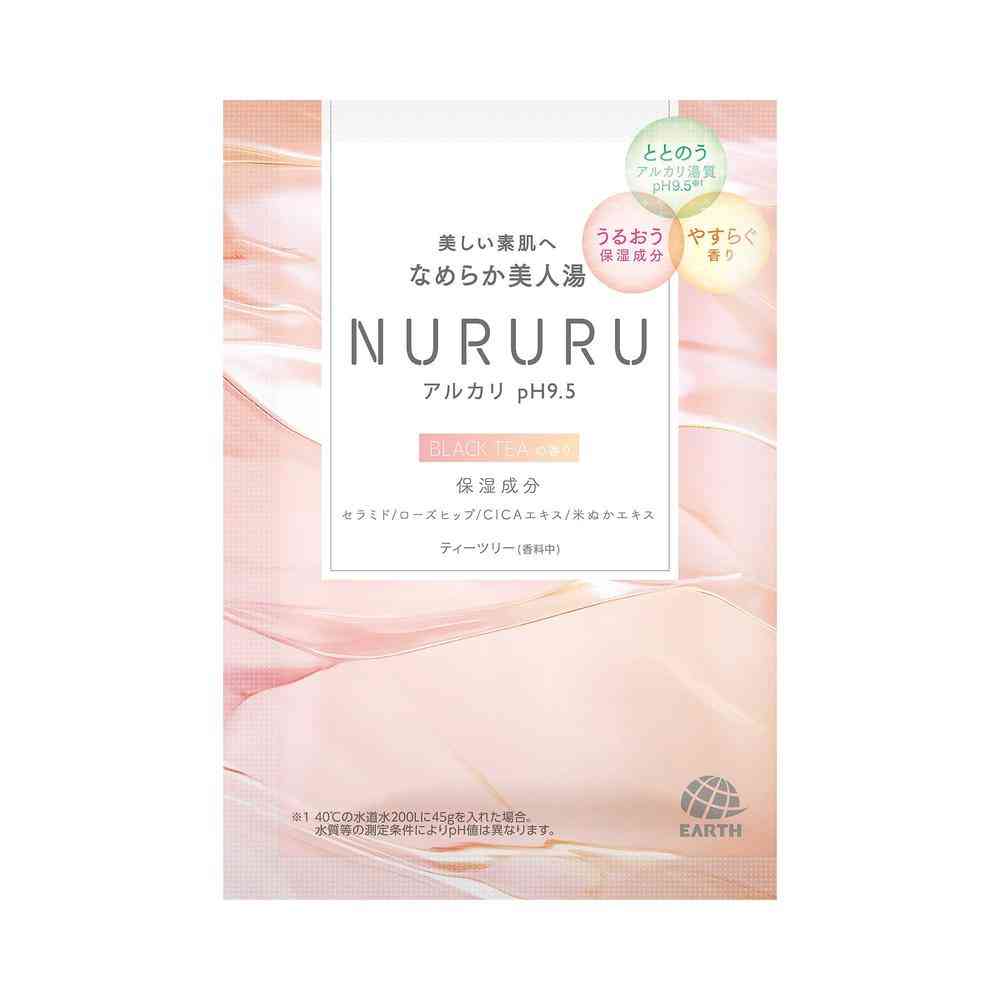 アース製薬 NURURU ヌルル ブラックティーの香り 45g   [10個セット]