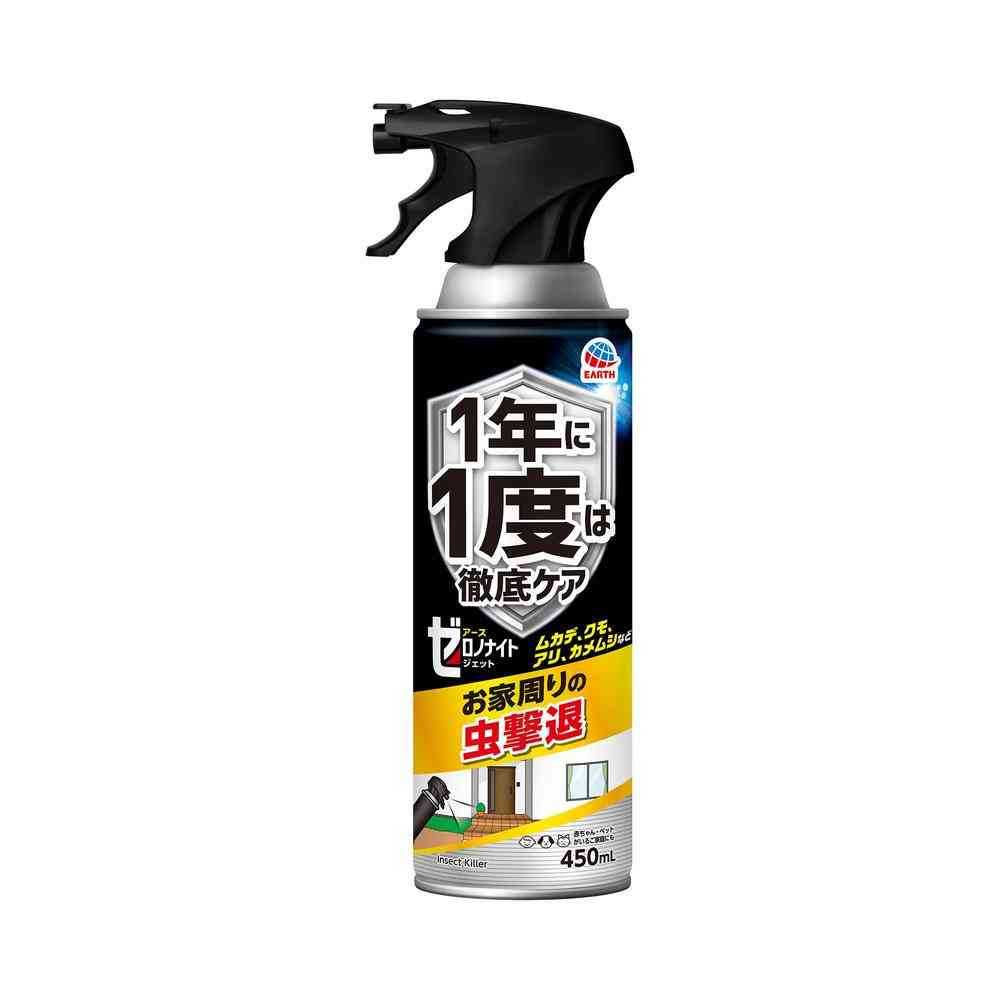 アース製薬 ゼロノナイト イヤな虫用 ジェット 450ml [3個セット]