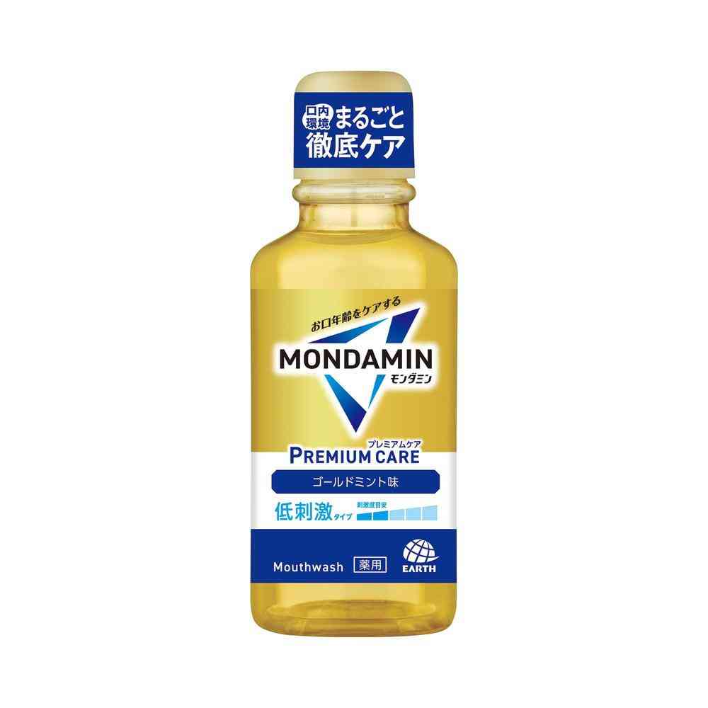 [医薬部外品]アース製薬 モンダミン プレミアムケア ゴールドミント 100ml