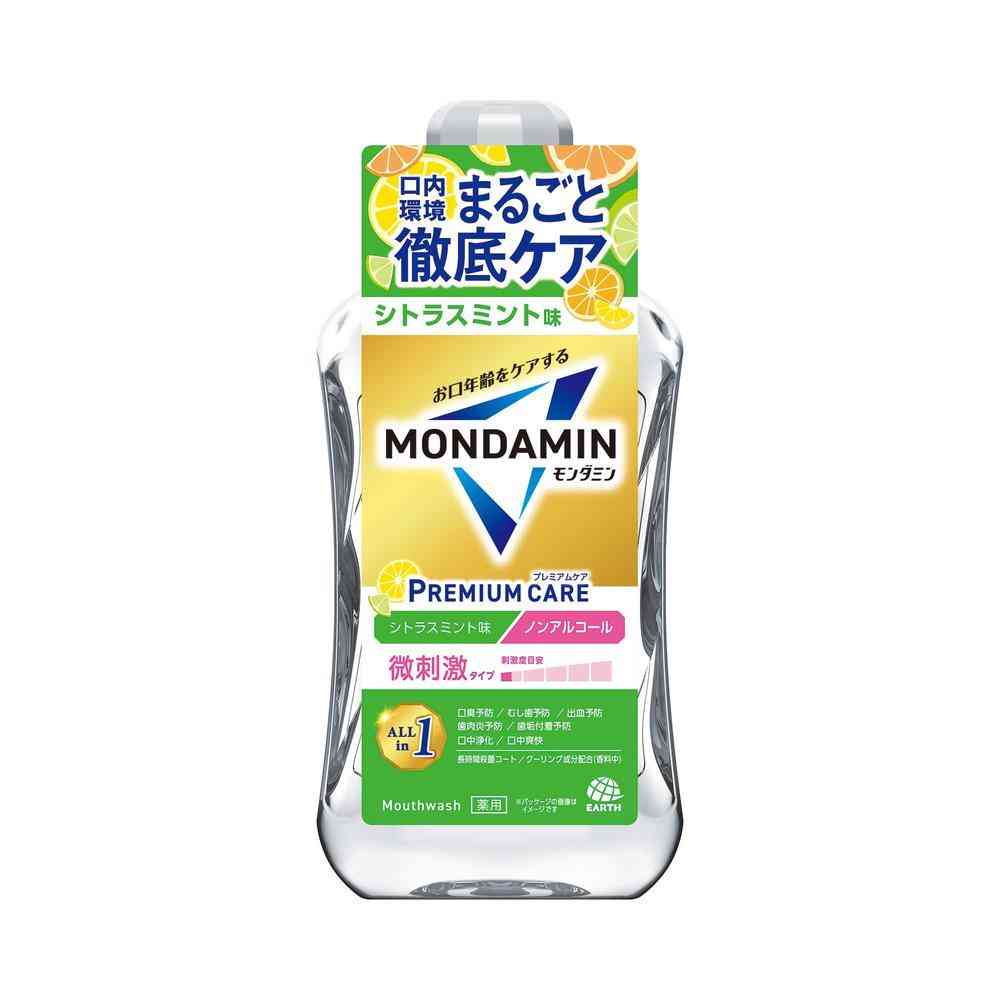 [医薬部外品]アース製薬 モンダミン プレミアムケア シトラスミント 1000ml