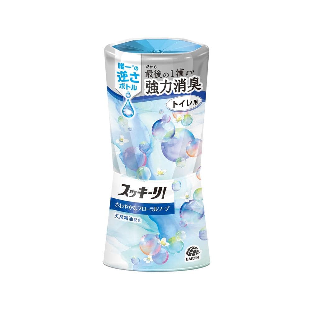 アース製薬 トイレのスッキーリ！ フローラルソープの香り 400ml