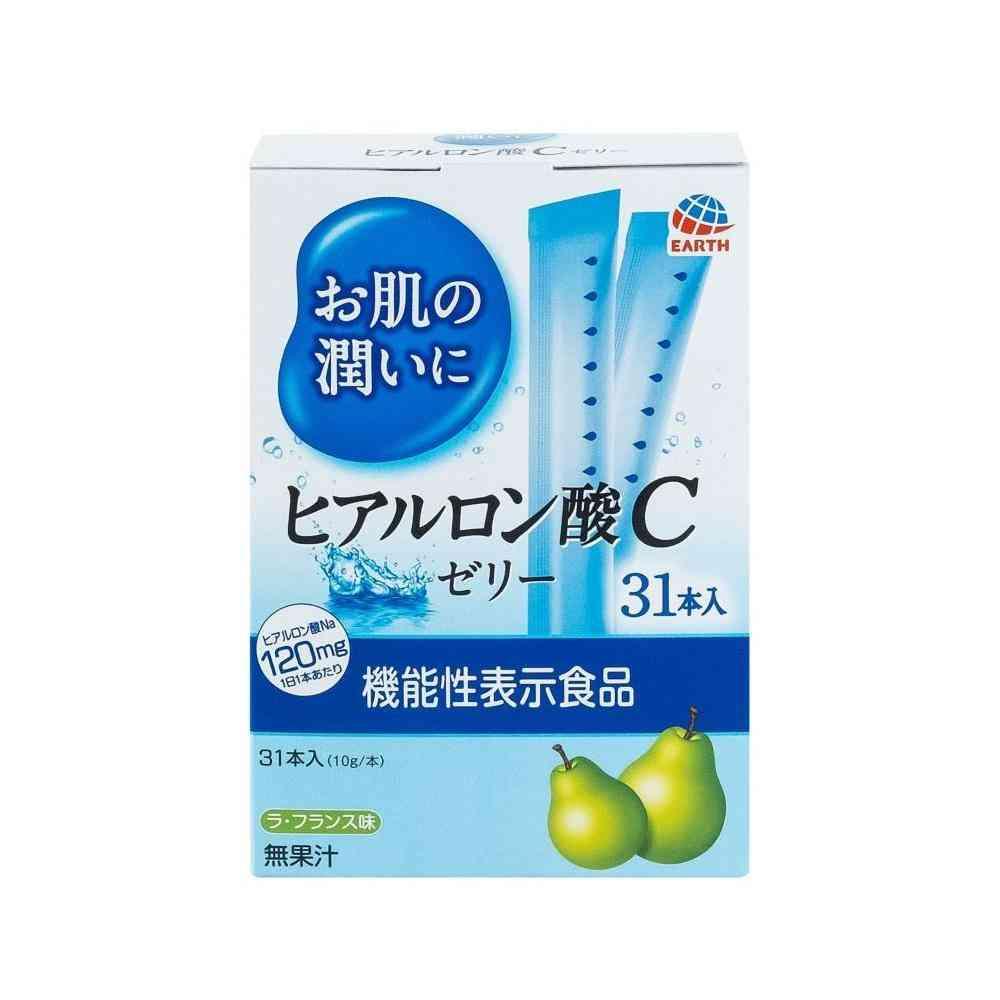 ◆[機能性表示食品]アース製薬 お肌の潤いに ヒアルロン酸 C ゼリー ラ・フランス味 310g