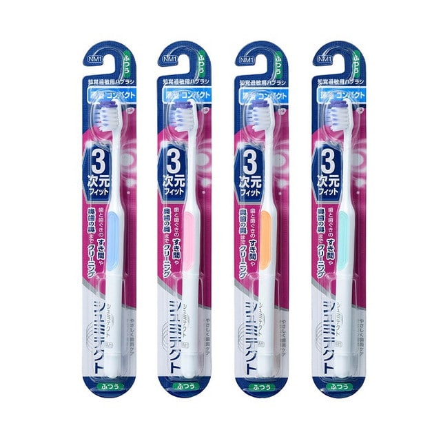 グラクソスミスクライン シュミテクト歯周ケアハブラシ3次元 コンパクト ふつう 【3本セット】○色の選択不可