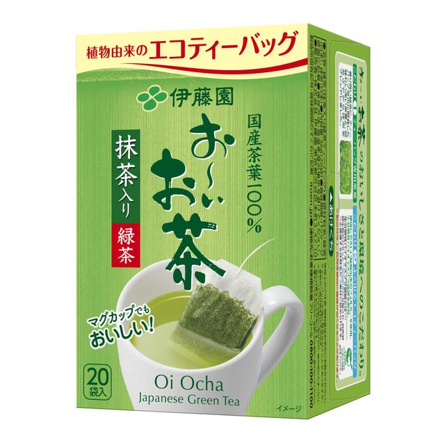 ◆伊藤園 お～いお茶 抹茶入り緑茶ティーバッグ 20袋【10個セット】