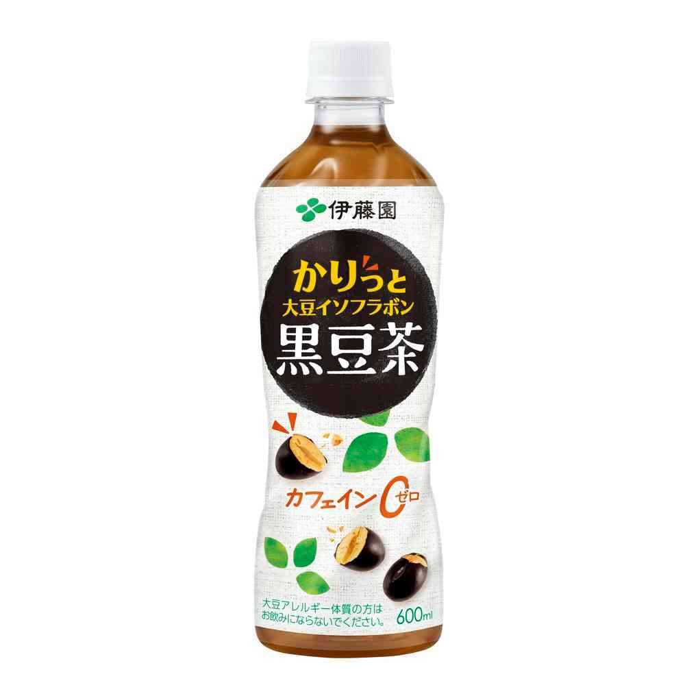 ◆伊藤園 かりっと大豆イソフラボン黒豆茶 600ml   [24個セット]