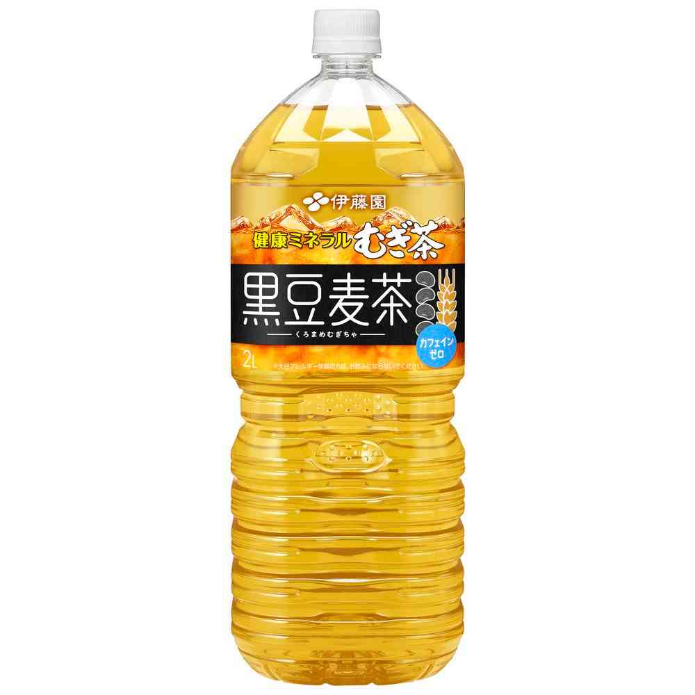 ◆伊藤園 健康ミネラルむぎ茶 黒豆麦茶 2L   [6個セット]
