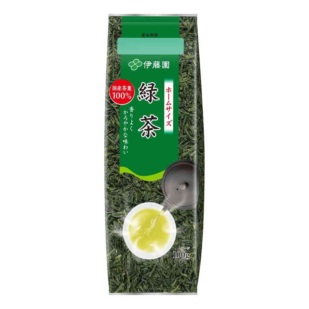 ◆伊藤園 ホームサイズ 緑茶 100g   [5個セット]