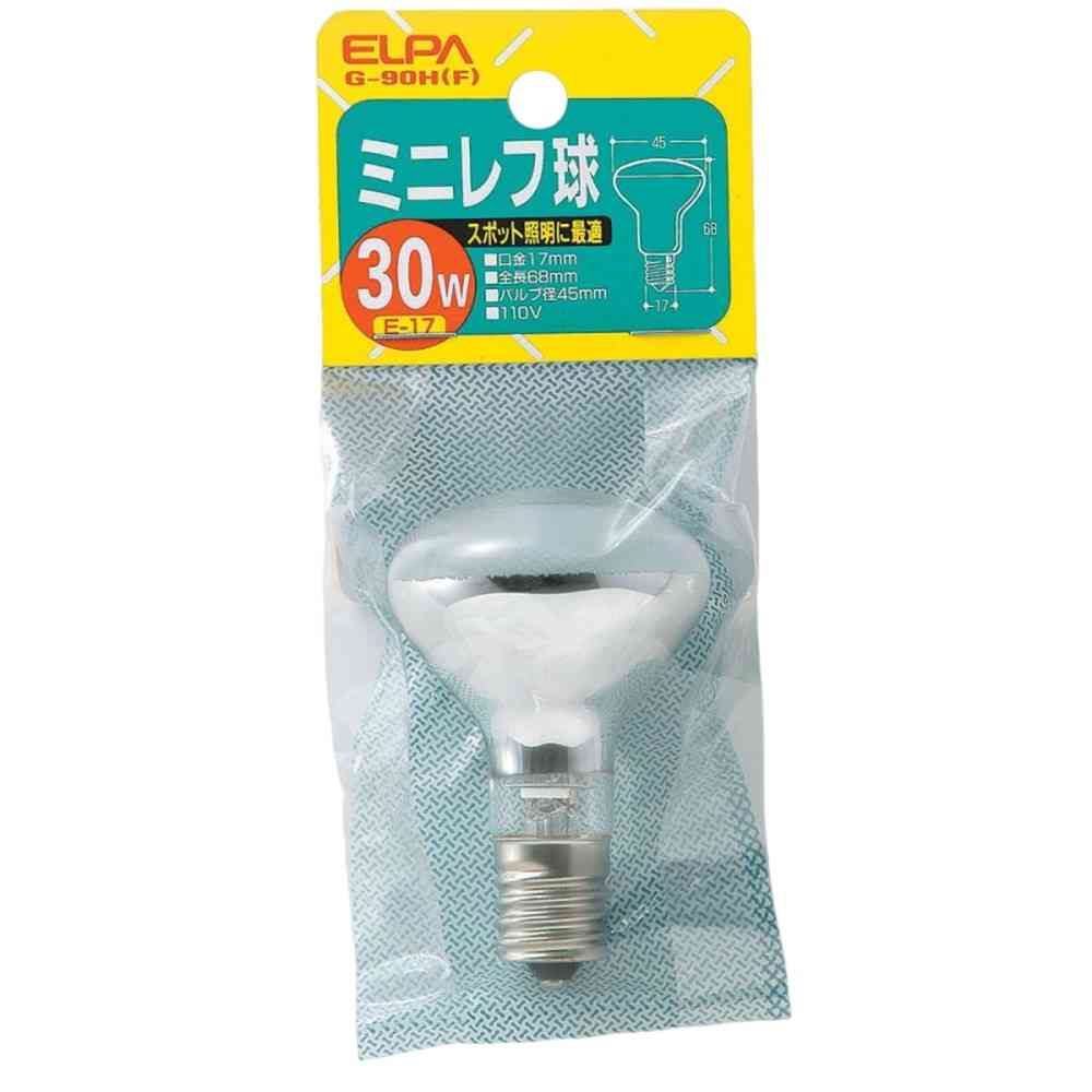 エルパ ELPA ミニレフ球 30W E17 G-90H