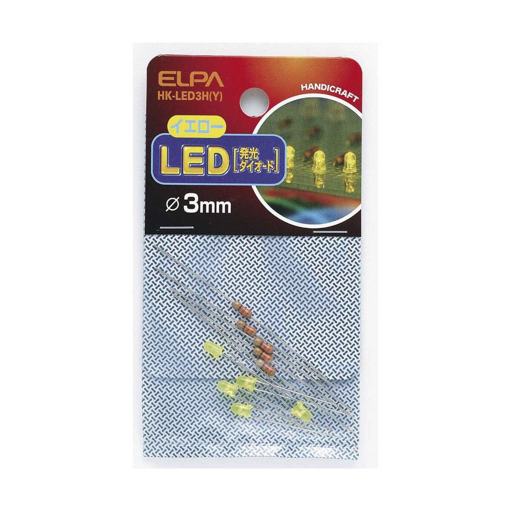 エルパ LED 3mm 黄 HK-LED3H Y