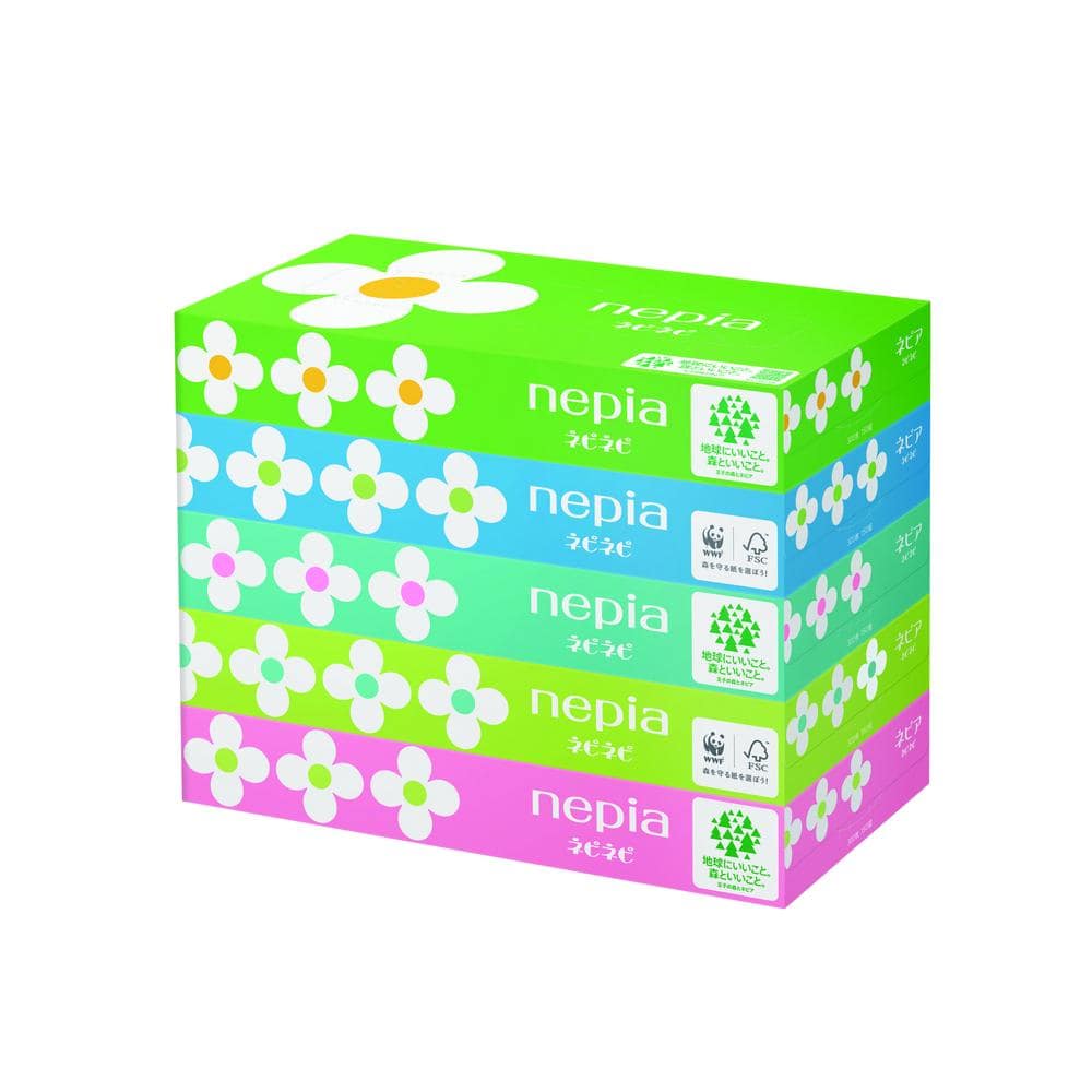 王子ネピア ネピアネピネピティシュ 150組5コパック   [18個セット]
