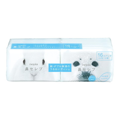 ネピア 鼻セレブポケットティシュ24枚（12組）16個パック【5個セット】